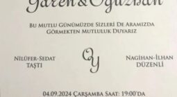 Davetlimsiniz Yaren Taştı & Oğuzhan Düzenli Evleniyoruz